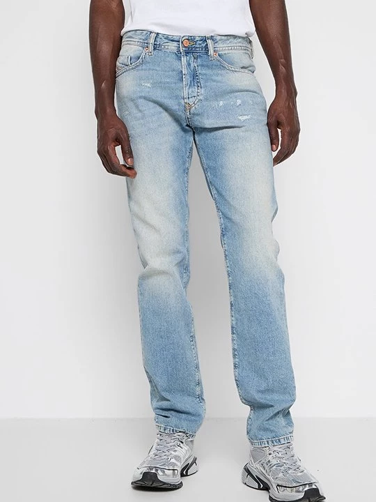 Foto van product Straight leg jeans Diesel lichtblauw