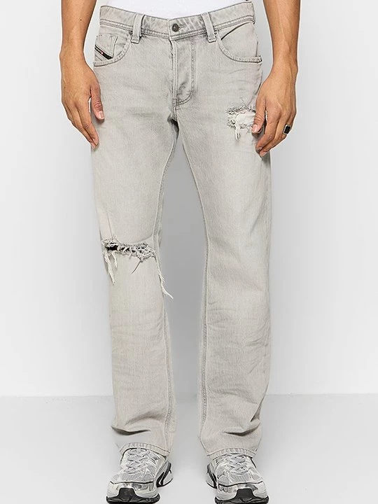 Foto van product Straight leg jeans Diesel lichtgrijs