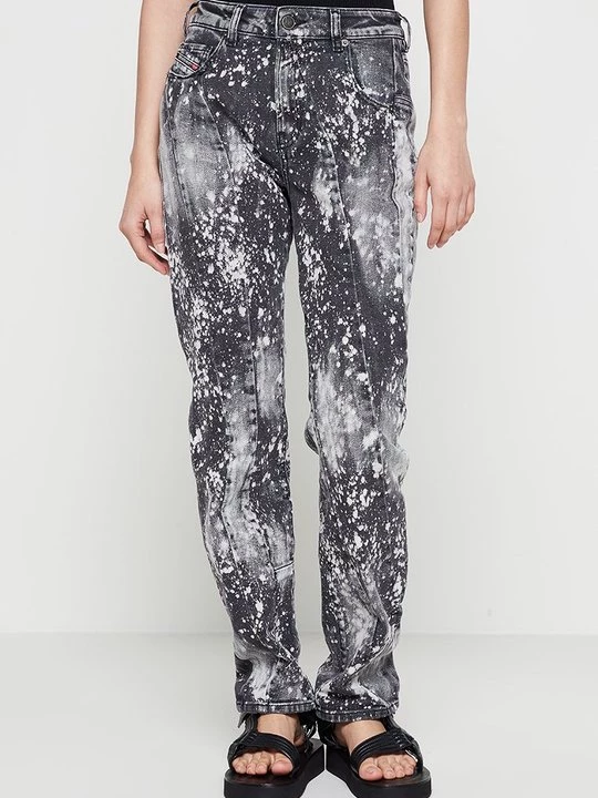 Foto van product Straight leg jeans Diesel zwart