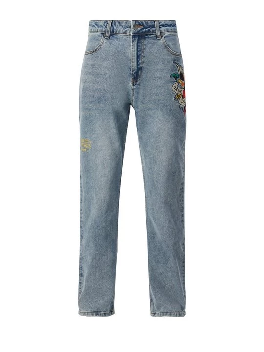 Foto van product Straight leg jeans Ed Hardy lichtblauw