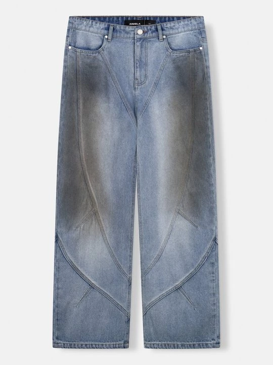Foto van product Straight leg jeans FAVELA dirty denim