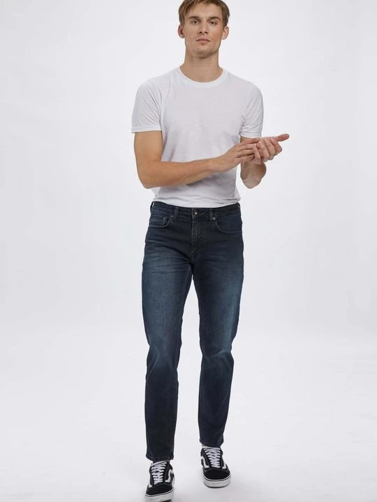 Foto van product Straight leg jeans GABBA donkerblauw denim