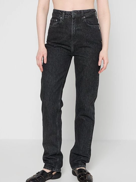 Foto van product Straight leg jeans Ganni zwart