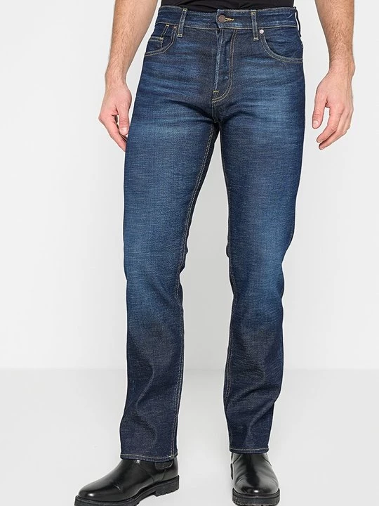 Foto van product Straight leg jeans Guess donkerblauw