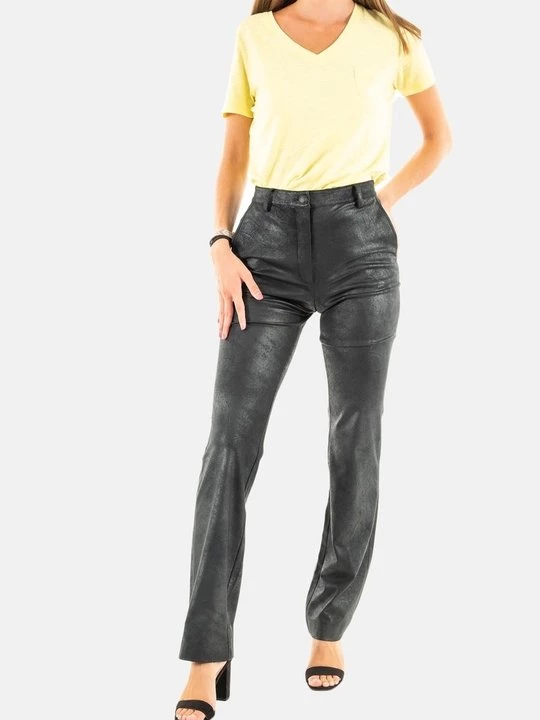 Foto van product Straight leg jeans Guess gemêleerd zwart