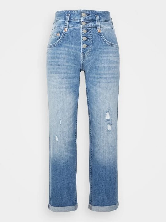 Foto van product Straight leg jeans Herrlicher destroyed denim