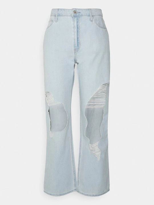Foto van product Straight leg jeans Hollister Co. lichtblauw