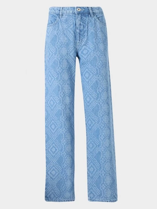 Foto van product Straight leg jeans Ichi lichtblauw