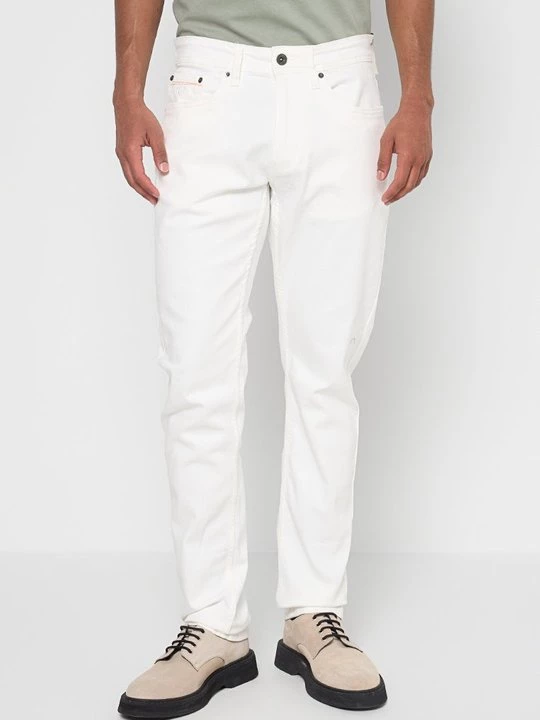 Foto van product Straight leg jeans INDICODE crème