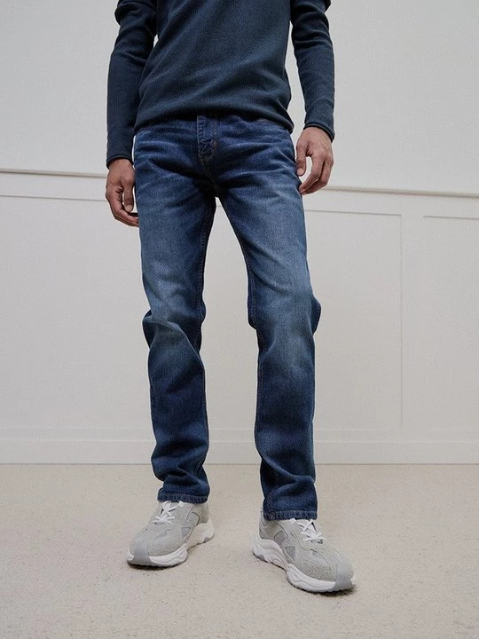 Foto van product Straight leg jeans INDICODE donkerblauw