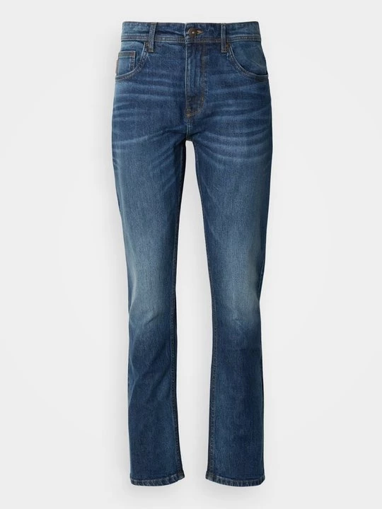 Foto van product Straight leg jeans INDICODE donkerblauw denim