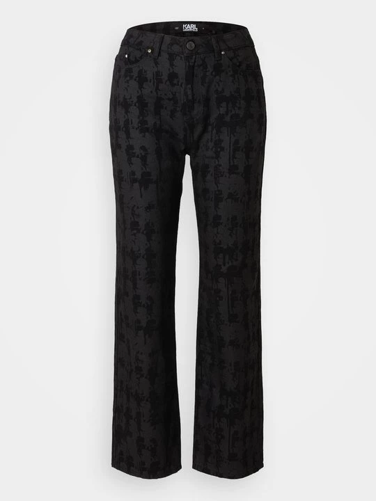 Foto van product Straight leg jeans KARL LAGERFELD zwart