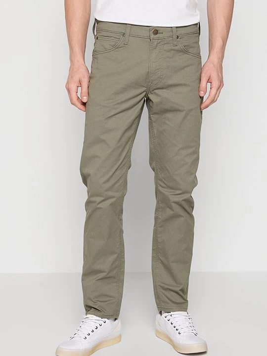 Foto van product Straight leg jeans Lee olijfgroen