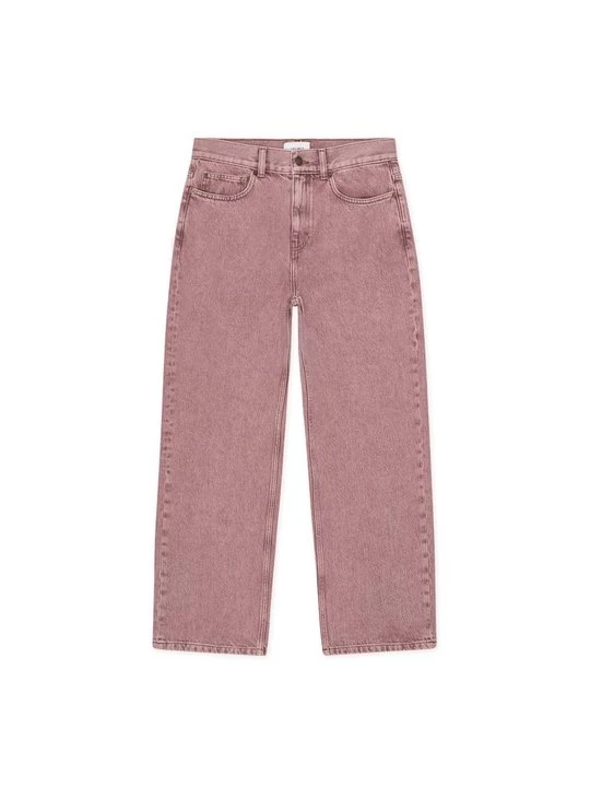 Foto van product Straight leg jeans Les Deux gemêleerd donkerroze