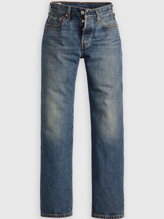 Foto van product Straight leg jeans Levi's donkerblauw denim