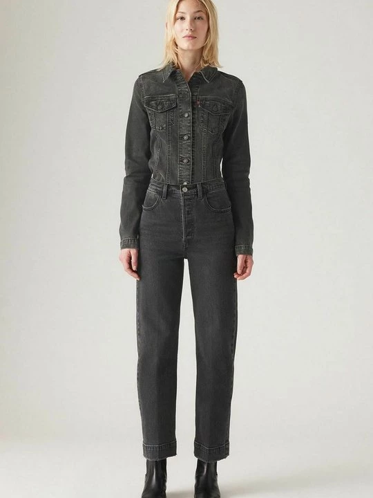 Foto van product Straight leg jeans Levi's gemêleerd zwart