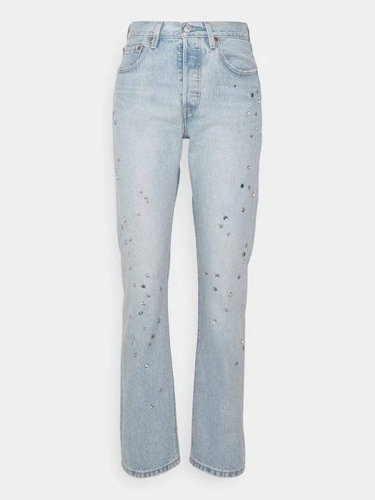 Foto van product Straight leg jeans Levi's lichtblauw denim
