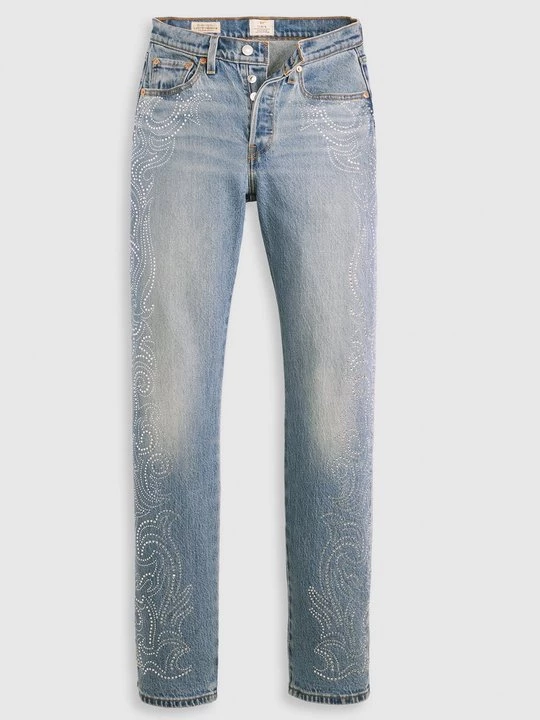 Foto van product Straight leg jeans Levi's lichtblauw denim
