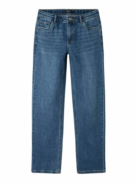 Foto van product Straight leg jeans LMTD donkerblauw denim