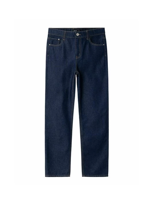 Foto van product Straight leg jeans LMTD donkerblauw denim