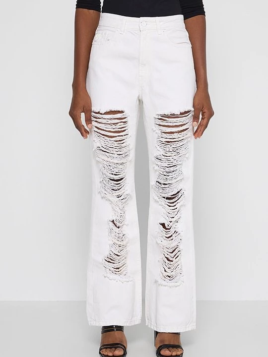 Foto van product Straight leg jeans LOIS JEANS wit
