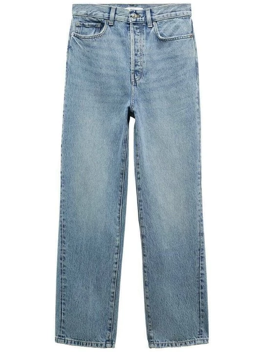 Foto van product Straight leg jeans Mango blauw