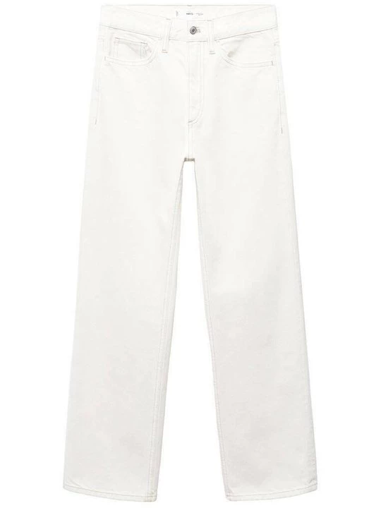 Foto van product Straight leg jeans Mango crème