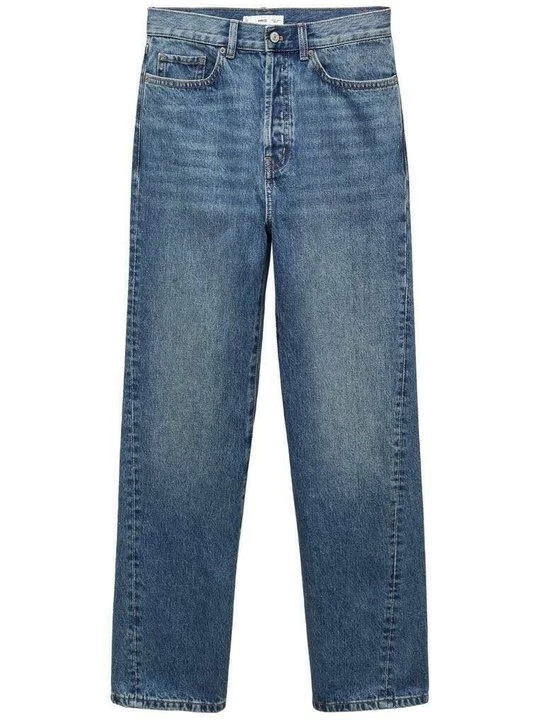 Foto van product Straight leg jeans Mango donkerblauw