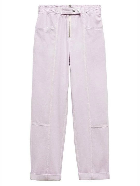 Foto van product Straight leg jeans Mango paars
