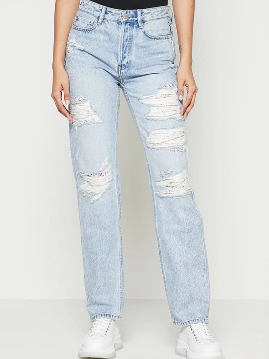 Foto van product Straight leg jeans Miss Sixty lichtblauw