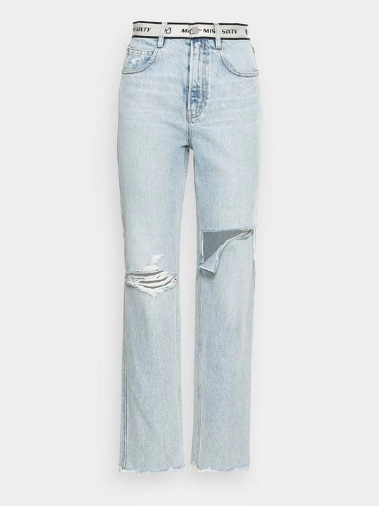 Foto van product Straight leg jeans Miss Sixty lichtblauw denim