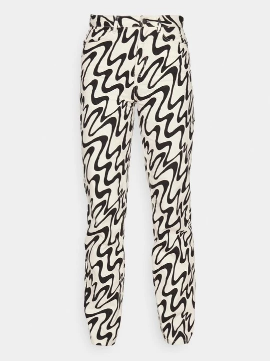 Foto van product Straight leg jeans Monki beżowy