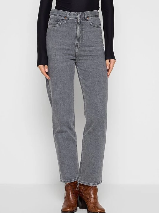Foto van product Straight leg jeans Monki zwart