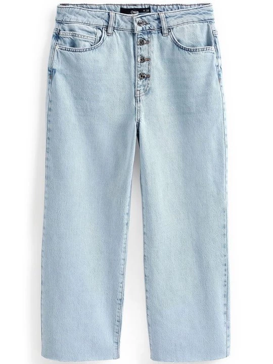 Foto van product Straight leg jeans Next lichtblauw denim
