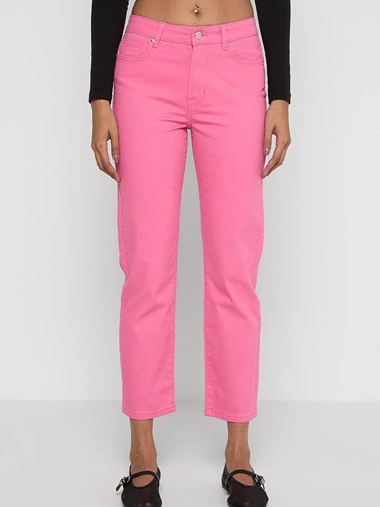 Foto van product Straight leg jeans Only donkerroze