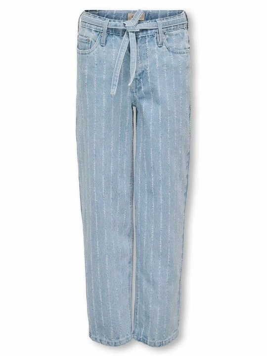 Foto van product Straight leg jeans ONLY GIRLS lichtblauw denim