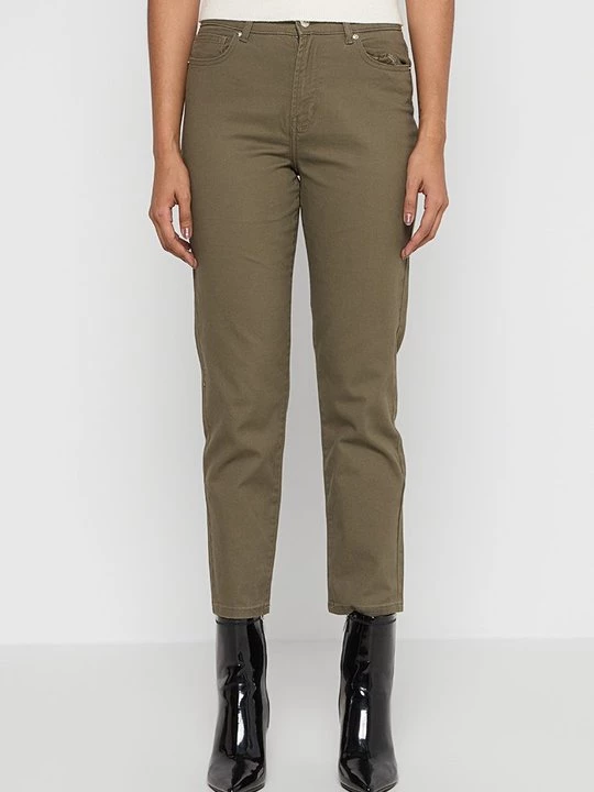 Foto van product Straight leg jeans Only olijfgroen