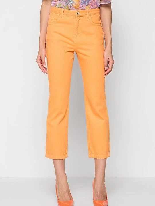 Foto van product Straight leg jeans Patrizia Pepe oranje