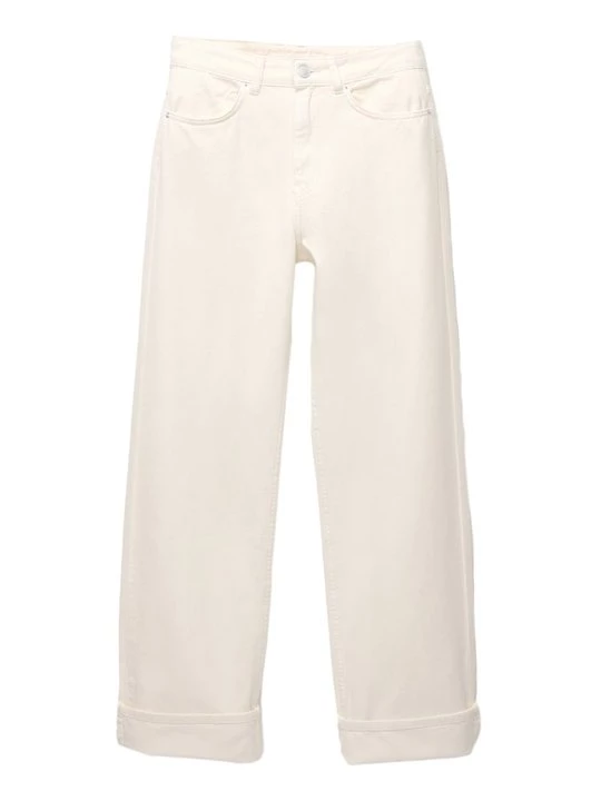 Foto van product Straight leg jeans PULL&BEAR beżowy