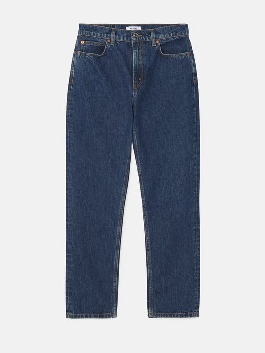 Foto van product Straight leg jeans RE/DONE donkerblauw denim