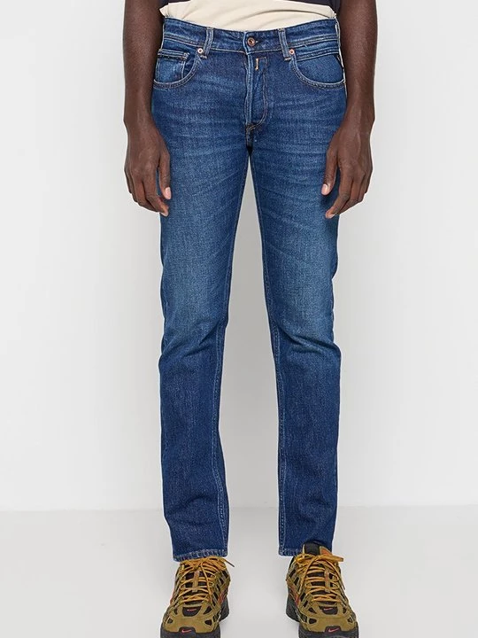 Foto van product Straight leg jeans Replay donkerblauw
