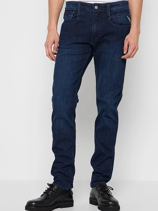 Foto van product Straight leg jeans Replay donkerblauw