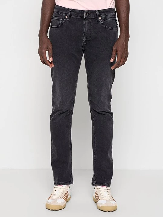 Foto van product Straight leg jeans Replay donkergrijs