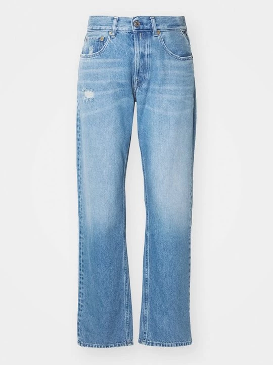 Foto van product Straight leg jeans Replay lichtblauw denim