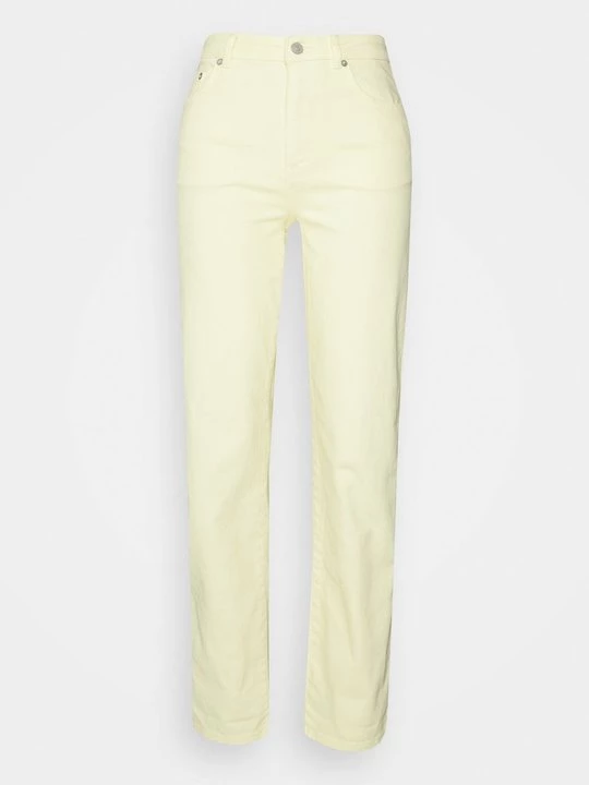 Foto van product Straight leg jeans Selected lichtgeel