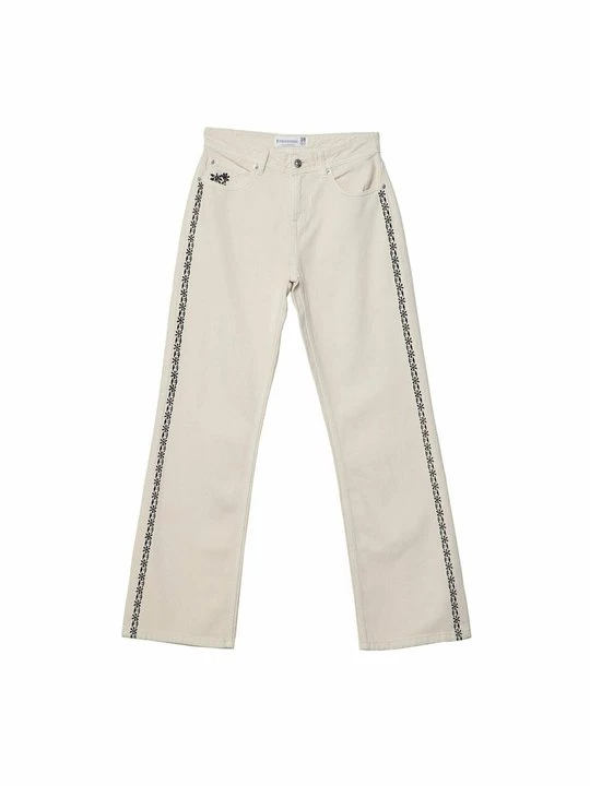 Foto van product Straight leg jeans Stradivarius beżowy