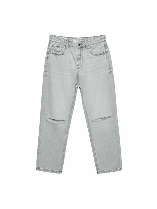 Foto van product Straight leg jeans Stradivarius donkergrijs