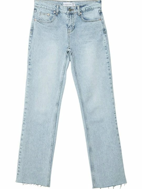 Foto van product Straight leg jeans Stradivarius lichtblauw denim