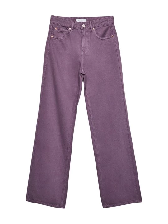 Foto van product Straight leg jeans Stradivarius lila