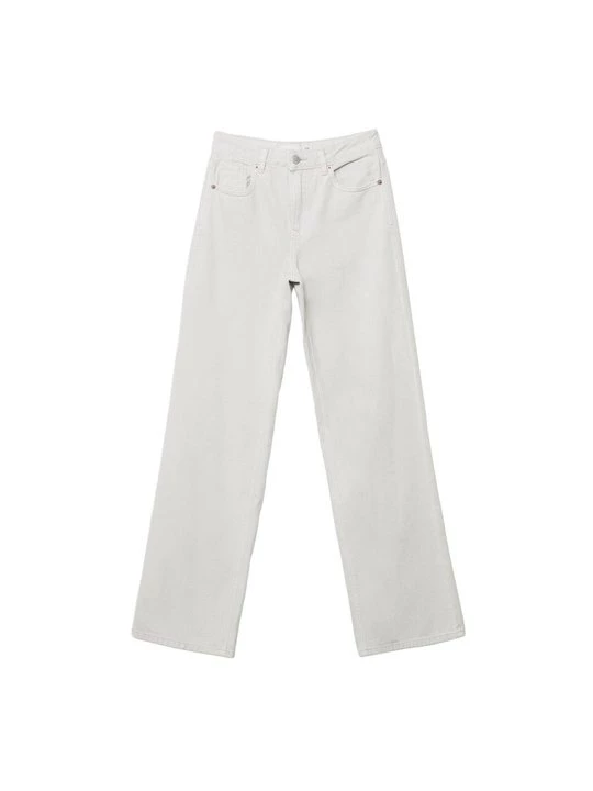 Foto van product Straight leg jeans Stradivarius zilverkleurig